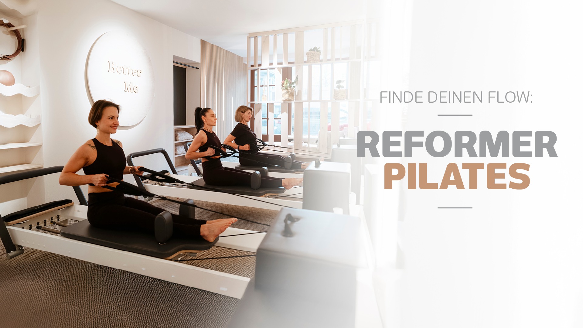 Erfahre mehr über das Reformer Pilates Training bei New Mountains Fitness und Wellness in Landshut